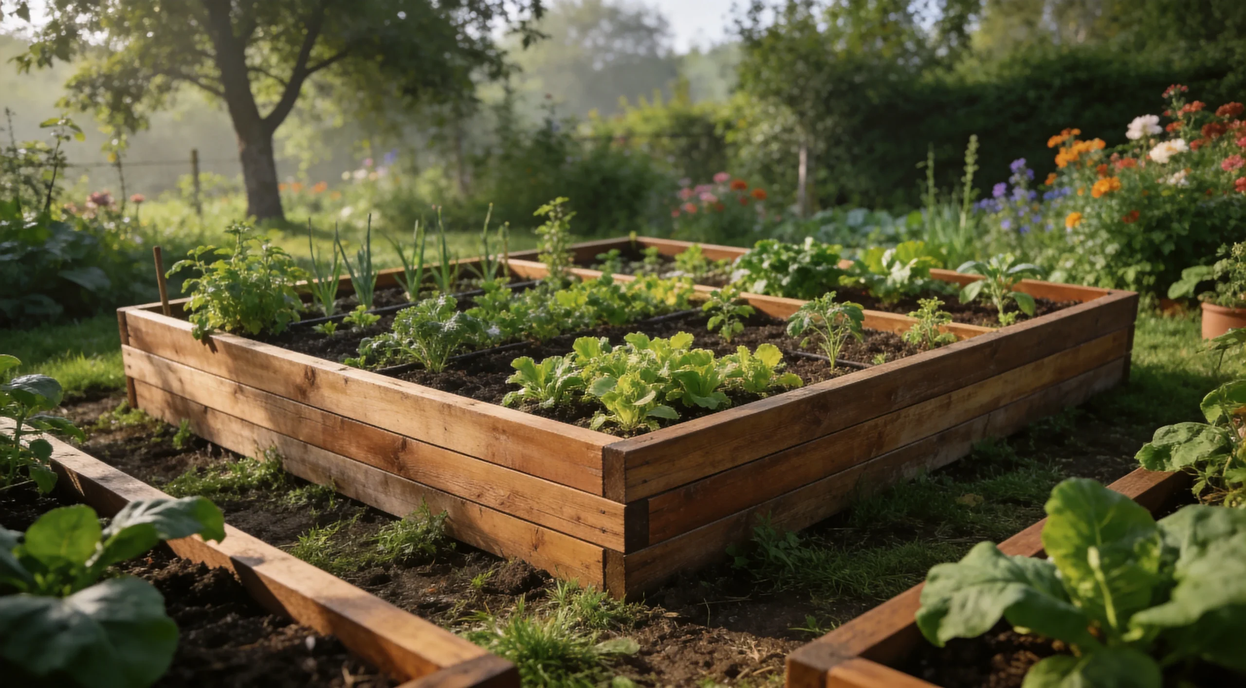 Fabriquer un carré potager surélevé : guide pratique