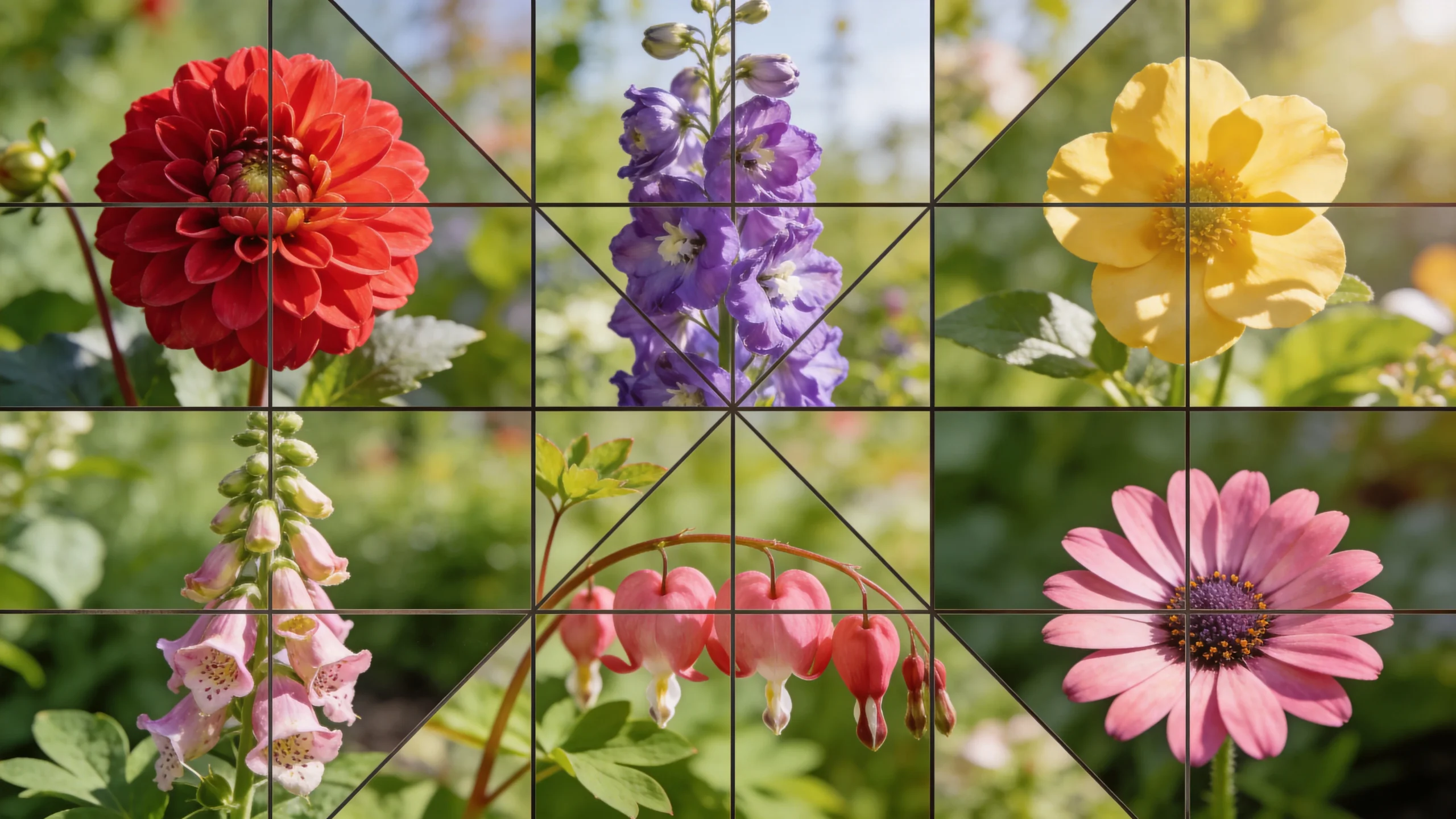 Fleurs en D : liste complète des 37 noms et photos